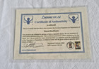 David Beckham Signed England Captain   s Armband     Genuine Signature With Coa