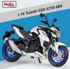 Maisto 1   18 Suzuki Gsx S750 Abs Diecast Motorcycle Bike Model New In Box Toy New