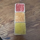 Lot Of 3 Vtg Antique Children Wooden Toy Blocks 1920s Clown Stack Folk Art Rare 