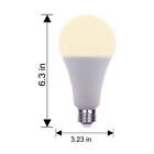 High Output A23 Led Light Bulb  30-watt  300w Equivalent    E26 Medium Base