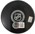 Carter Verhaeghe Autographed Official Panthers Puck  beckett Witness 