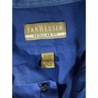Van Heusen Dress Shirt Men 15-15 5 32 33 Blue Regular Fit Wrinkle Free Ls