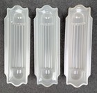 Lightolier Luxart Slip Shades - 1930 s   Excellent Condition   3 Available