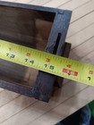 002 Antique Wooden Sewing Machine Drawer     Rustic Primitive Storage