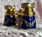 Antique French Lemaire Enameled Opera Glasses  Mother Of Pearl Accents-1870   s