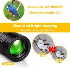 16x52 High Powered Monocular Telescope For Adults With Upgraded 52mm Objective