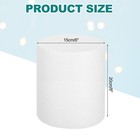 Round Foam Cake Dummy 6 x 8  White Fake Cake Circles Dummies
