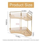 Corner Bathroom Countertop Organizer  Vanity Organizer Trays For Counter  Mak   