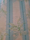 Vintage Gift Wrap Wrapping Paper Lily Of The Valley Floral 1 Sheet Wedding 70 s