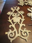 Antique French Architectural Cast Iron Lot Of 4 Pieces Hang Them