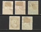 Niger Coast Prot Stamps  44-48 --   5  Qu Victoria  --  1894 -- Unused