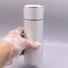 Pure S999 Fine Silver Liner Drinking Cup Zinc Alloy Surface Insulated Bottle 40g