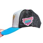 Nwot Awesome 80s Retro Adjustable Snap Back Mesh Trucker Hat Multicolor One Size
