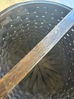 Antique American Oak Splint Large Gathering Basket Ca 1880-1910 Egg Apple Woven