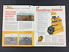 Minneapolis-moline M670 Super Tractor Dealer Brochure     17x11 Spec Sheet 1967