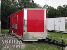 New 2025 8 5x20 8 5 X 20 V-nosed Enclosed Concession Food Vending Bbq Trailer
