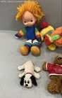 Plush Lot Vintage Rainbow Brite Pound Puppies Bluey Mlb Phillies 8 Pieces