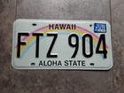 1995 Hawaii License Plate