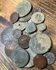 Lot 26 Old Coin Spanish Colonial Medieval Pirate Golden Roman Empire Silver