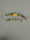 Antique Victorian Ribbon Rose Ribbon Art Trim
