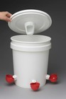 Automatic Chicken Waterer  Valve Feed Design  No-spill Container  5-gal  Red 