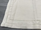 6 Pcs Beige 14x20  Hemstitch Cotton Linen Table Placemats Wedding Napkins
