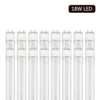 10-100 Pack G13 Led 18w 4ft 48 Inch T8 Fluorescent Tube Lights 6000k 4000k 3000k