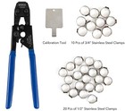 Efield Pex Cinch Clamp Crimping Tool   Cutter   30 1 2  And 3 4  Clamps