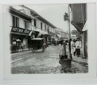 Antique Dry Plate Glass Negative Street Scene Manila Philippines Horse And Buggy