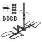 2 Fat Bike Rack Carrier Vehicle Mount Truck Hitch Heavy Duty Folding W  Lock