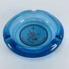 Modernaire Motel Anaheim California Vintage Ashtray Blue Glass Near Disneyland