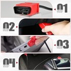 Original Autel Mk808 Obd2 Main Test Cable For Ms908 Mk908p Ms906 Mx808 Ds808