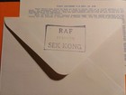 Rafm Ha36 Hb Gray Gc Signed Flown Cover 1978 Hong Kong Raf Sek Kong Pilot Signed
