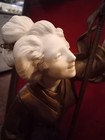 Antique French Art Nouveau Signed Adolphe Armand Truffier Figural Lamp Missing