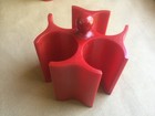 Vintage Red Bakelite catalin Poker Chip Caddy 193 9grams 100 Swirl Catalin Chips
