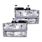 Upgraded Headlights Assembly Waterproof Replacement For K1500 1994-1998 And 