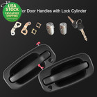Front Exterior Door Handle Set Fits Chevy Silverado Gmc Sierra 1999-2007 Pair
