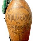 Antique Maderas Oriente Myrugia Perfume Painted Bottle Orig  Wooden Box Sealed