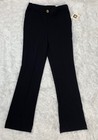 Anne Klein Black Bootcut Womens Pants Size Xs Dress Pant Stretch Loose Fit New