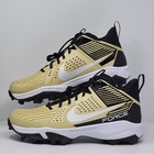 Nike Zoom  Force Fj8163-700 Beige Black White Men   s Size 17 Football Cleats New