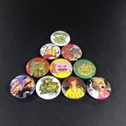 Teenage Mutant Ninja Turtles 1  Button Pin Set Cartoon Shredder Splinter Krang