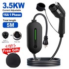 Level 2 Electric Vehicle 16a 110v-240v Nema 6-20p Plug Evse W  J1772 Connector