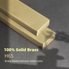 Goo-ki 6 Pack Solid Brass Luxe Antique Brass Cabinet - 1 1 8 Diameter 1699