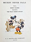 1939 Mickey Mouse Antique Childrens Donald Duck Vtg Disney Pluto Baby Nursery Us