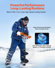 Vevor 40v Cordless Ice   Earth Auger   2-in-1 Ice Fishing Auger