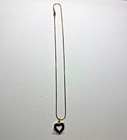 Cremation Urn Necklace Heart Keepsake Ash Holder Memorial Jewelry Gold
