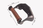 Cast Iron Simple Toilet Roll Holder Old Heavy Vintage Style Black Antique