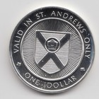 1977 St Andrews Nb Silver Trade Dollar Token New Brunswick Canada Algonquin