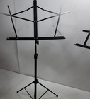Lot Of 2 Foldable Metal Sheet Music Stands     On   stage   Belmont     Adjustable