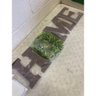 Farmhouse Wall  home  Sign Artificial Eucalyptus Rustic Wooden Hanging Letters